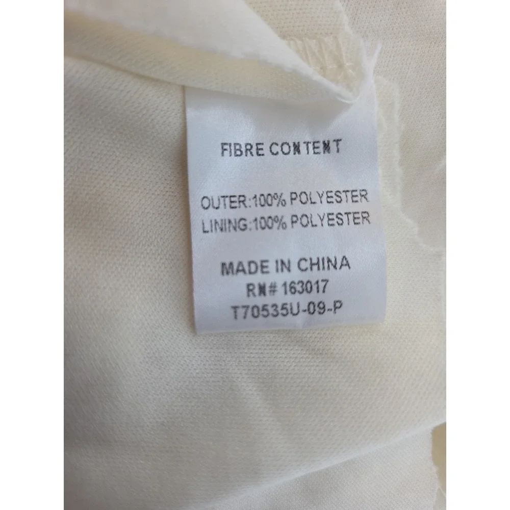 Princess Polly Baylie Dress 10 Beige Ruffled Halter Top Midi Size